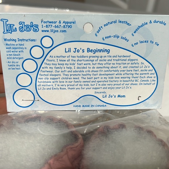NWT Lil Jo’s Baby footwear Made in Canada - Picture 4 of 9